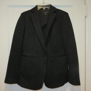 CLEARANCE - Ann Taylor single breasted black wool blend blazer size P0